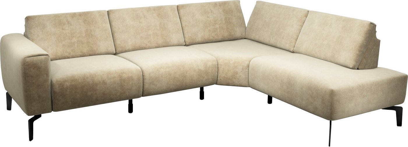 Sensoo Ecksofa Cosy1, 3 Komfortfunktionen (verstellbare Sitzhärte, Sitzposition, Sitzhöhe) von Sensoo