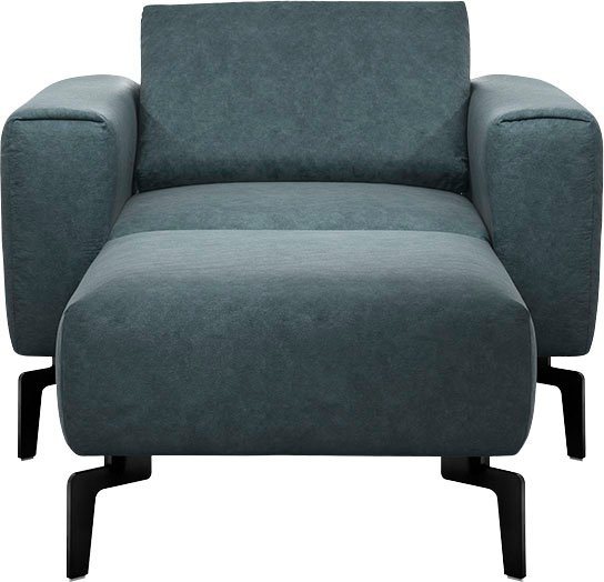 Sensoo Sessel Cosy1 (Spar-Set, bestehend aus Sessel und Hocker), verstellbare Sitzhärte, Sitzposition, Sitzhöhe von Sensoo