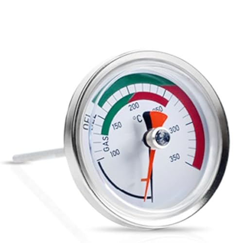 Bimetall-Rauchgastemperaturcontroller bis 350°C für Abgasmessung mit Magnet und Schleppzeigersystem von Sensorshop24