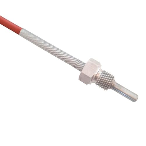 Sensorshop24 | Einschraubtemperaturfühler G1/4" Gewinde mit 1m Silikonleitung | 33mm Einbaulänge | PT100 | 2-Leiter von Sensorshop24