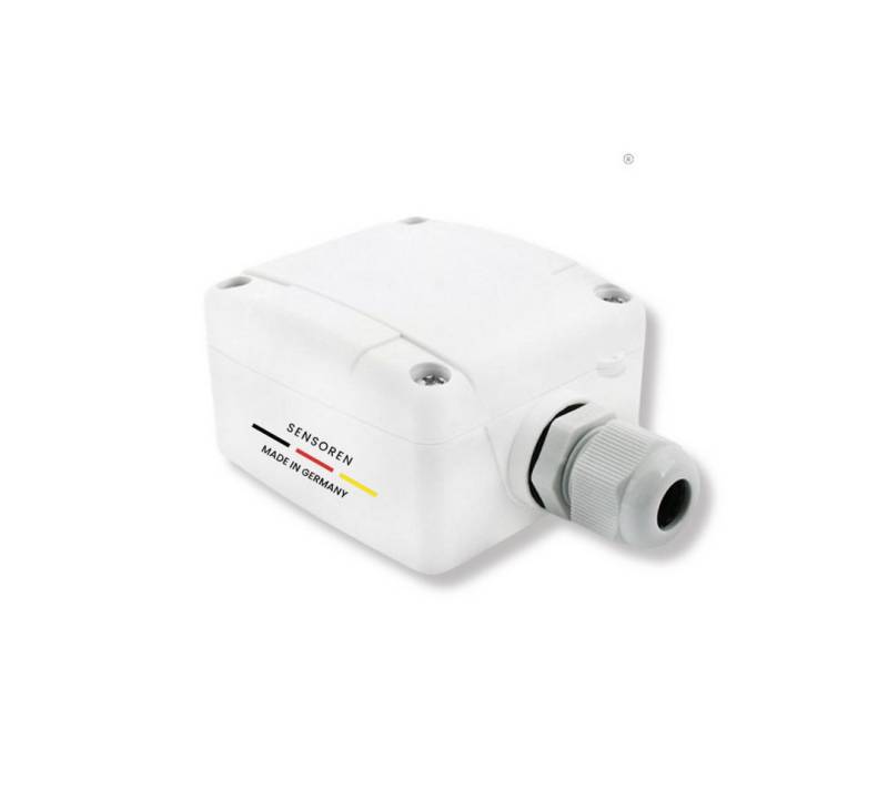 Sensorshop24 Sensor Außentemperaturfühler Basic mit passendem Temperatursensor, Lieferumfang: 1 x Gehäuse mit Sensor, 2 x Spax Schraube x 2 x Dübel von Sensorshop24