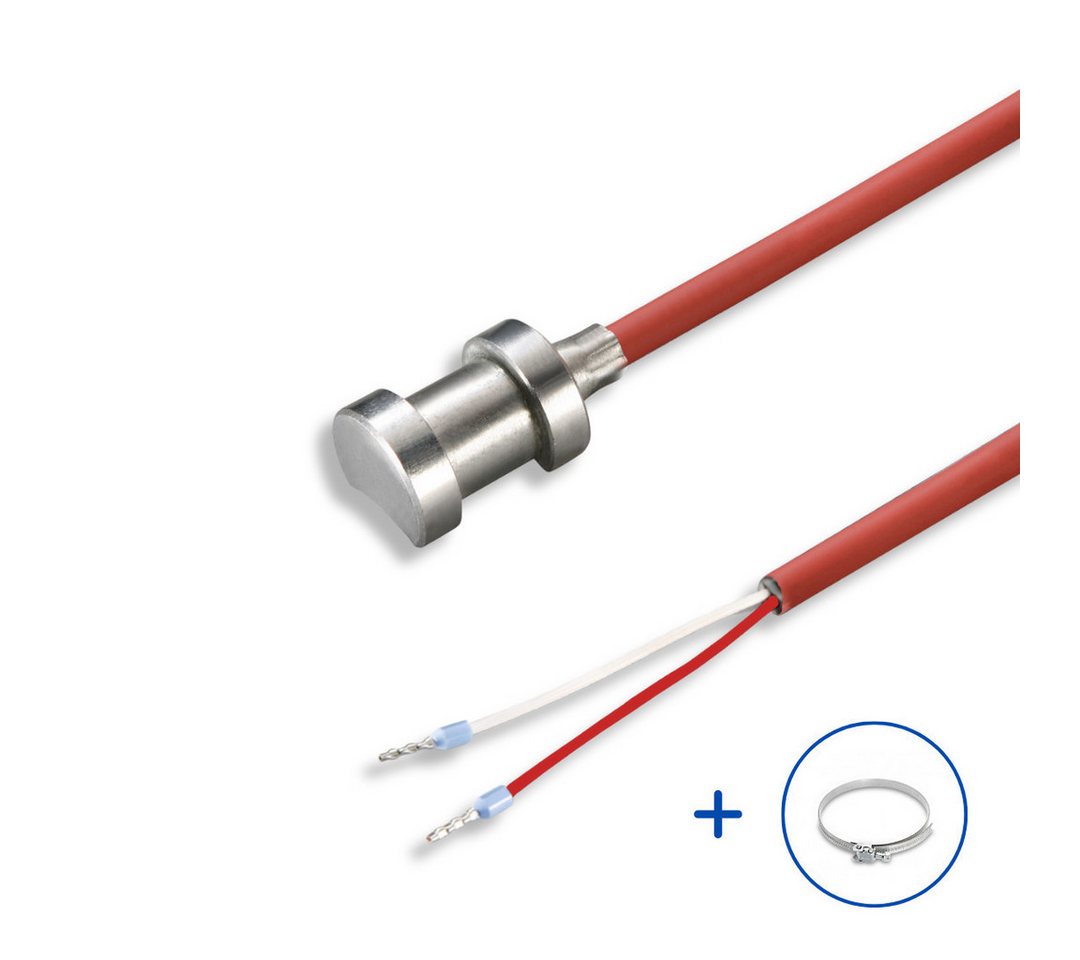 Sensorshop24 Sensor Rohranlegefühler mit Silikon Leitung Temperaturfühler Sensorshop24 Sensor Rohranlegefühler mit Silikon Leitung Temperaturfühler von Sensorshop24