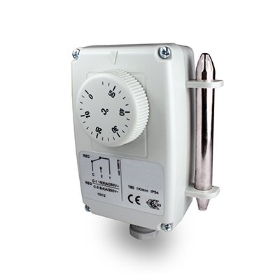 Tauchthermostat - Thermostat mit Fernfühler 0°C bis +55°C von Sensorshop24