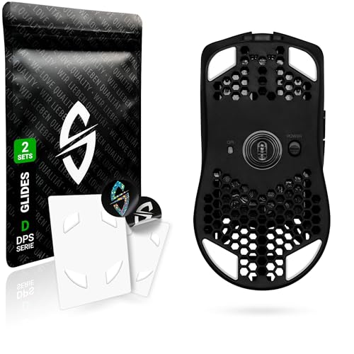SensoryBoost DPS Glides (2er Set) für Glorious Model O/O 2 - Ultra Schnell, Abgerundet, Niedrige Reibung, Hochwertig, Langlebig - Ersatz-Mausfüße, Skates - Gaming Maus Upgrade Zubehör von SensoryBoost