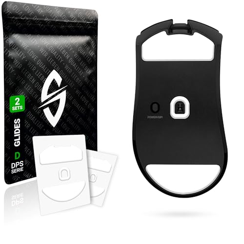 SensoryBoost DPS Glides (2er Set) kompatibel mit Razer Deathadder V4 PRO - Ultra Schnell, Abgerundet, Niedrige Reibung, Hochwertig, Langlebig - Ersatz-Mausfüße, Skates - Gaming Maus Upgrade Zubehör von SensoryBoost