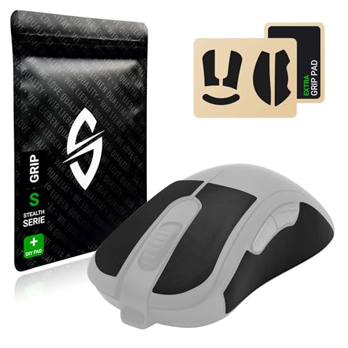 SensoryBoost Grip Tape Set für BenQ Zowie EC1-CW (+ extra Grip-Pad) Schweißabsorbierend, extrem rutschfest, Ultradünn (0.5mm) Selbstklebend & Rückstandsfrei - Gaming Maus Zubehör von SensoryBoost