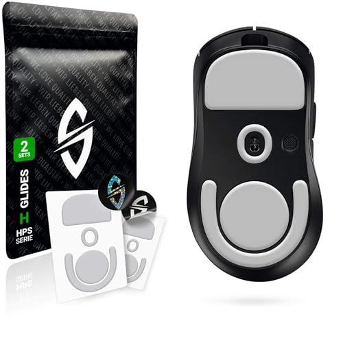 SensoryBoost HPS Glides (2er Set) für Logitech G Pro X Superlight 2 DEX – Perfekte Balance aus Speed & Kontrolle – Sanft, Abgerundet & Langlebig – Ersatz-Mausfüße, Skates – Gaming Maus Upgrade von SensoryBoost