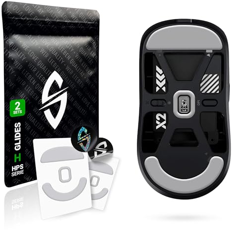 SensoryBoost HPS Glides (2er Set) für Pulsar X2 / X2A / X2H / X2V2 – Perfekte Balance aus Speed & Kontrolle – Sanft, Abgerundet & Langlebig – PTFE Ersatz-Mausfüße, Skates – Gaming Maus Upgrade von SensoryBoost