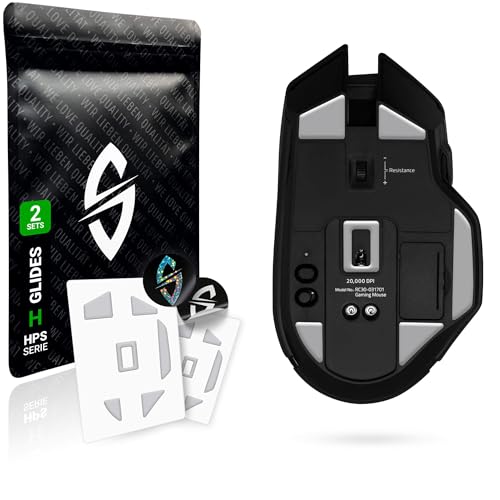 SensoryBoost HPS Glides (2er Set) für Razer Basilisk Ultimate – Perfekte Balance aus Speed & Kontrolle – Sanft, Abgerundet & Langlebig – Ersatz-Mausfüße, Skates – Gaming Maus Upgrade von SensoryBoost