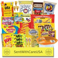 Schachtel Sunshine Snacks | Gelbe Geschenkbox Box Snack Pflege Paket Sommer Geschenke Korb Schicke Dir Sonnenschein Erhellen Sie Ihren Tag von SentWithCareUSA