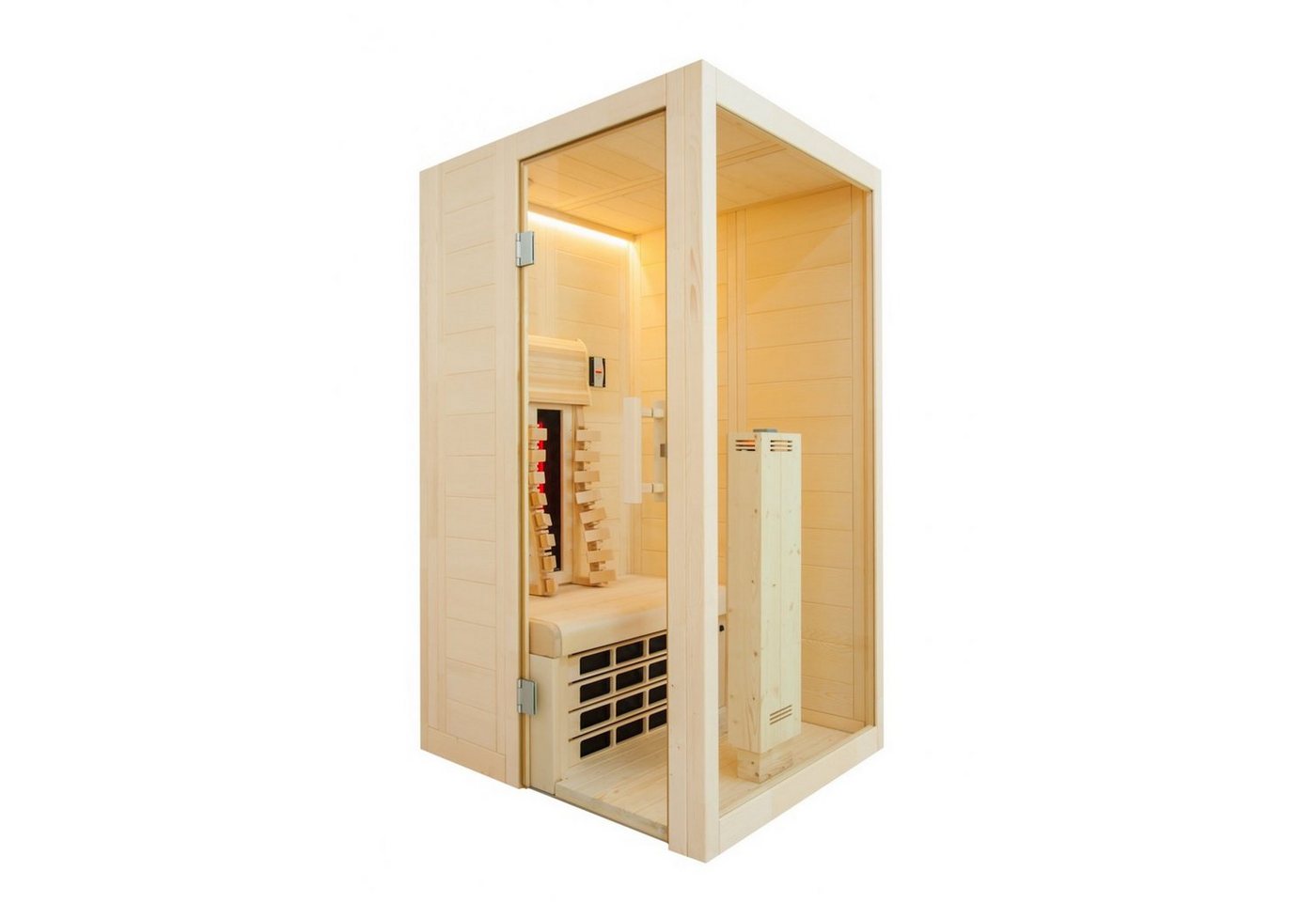 Sentiotec Infrarotkabine Sentiotec MiniMy 120 Basic Infrarotkabine Infrarotsauna mit von Sentiotec