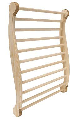 Sentiotec Rückenstütze Rückenlehne ergonomisch Zubehör für Sauna und Infrarotkabine aus Nadelholz von Sentiotec