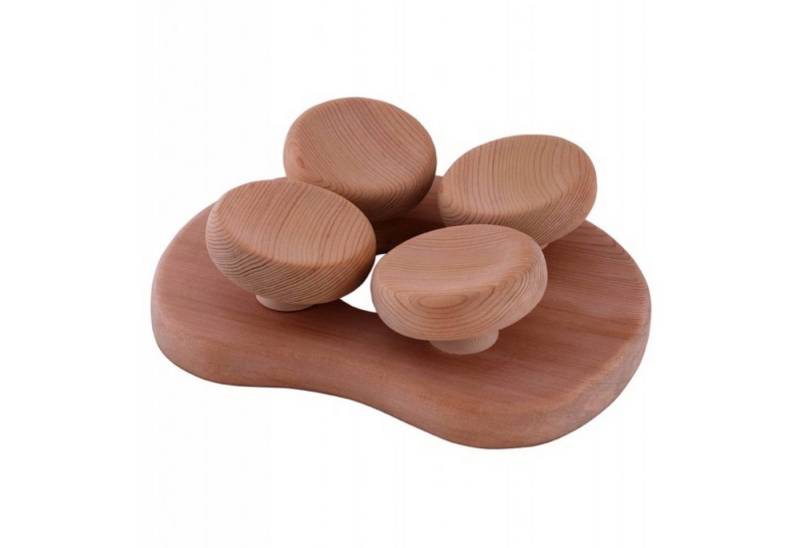 Sentiotec Sauna-Rückenlehne Sentiotec Ergonomische Kopfstütze Sauna Kopfstütze Ergonomisch Red von Sentiotec