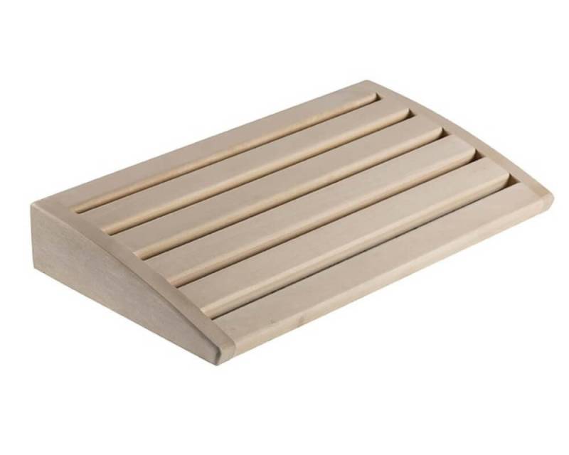 Sentiotec Sauna-Rückenlehne Sentiotec Sauna Kopfstütze Linde 435 x 260 x 70 mm Sentiotec von Sentiotec