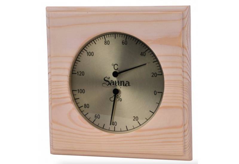 Sentiotec Sauna-Sanduhr Sentiotec Kombi Sauna Thermo-Hygrometer Saunathermometer 281-THEP von Sentiotec