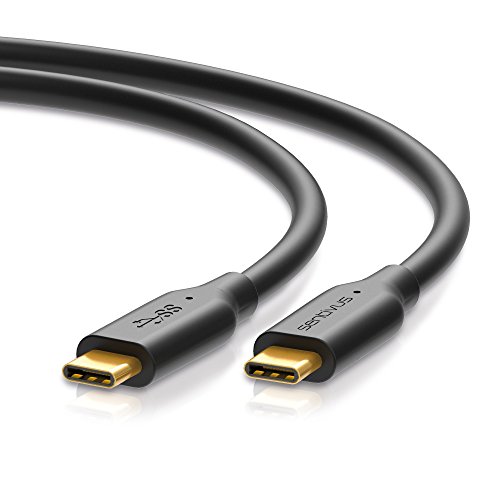 Sentivus USB 3.0 Kabel - 5Gbit / 1.5A - C Stecker / C Stecker - 1,00m - schwarz von Sentivus