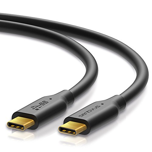 Sentivus U310-100 Pro Series USB 3.1 SuperSpeed Daten-/Ladekabel (USB 3.1-C Stecker auf USB 3.1-C Stecker), 1,00m, schwarz von Sentivus