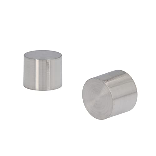 Sento Metall Zubehör für Ø 19 mm Gardinenstangen in Edelstahl Optik Ø 19mm 2x Endkappe Zoya Sento Metall Zubehör für Ø 19 mm Gardinenstangen in Edelstahl Optik Ø 19mm 2x Endkappe Zoya von Sento