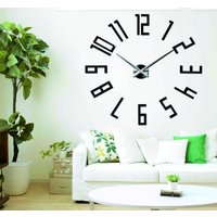 Diy 3D Wanduhr, Wand Dekoration, Spiegel Acryl Moderne Uhr Für Hausbesitzer, Große Wohnzimmer von SentopEU