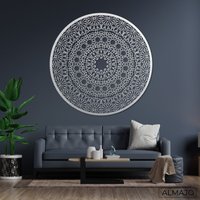 Elegantes Mandala | Holz Wanddekoration Kunst Aus Holzbild Innendekoration Gemälde An Einer Holzwand von SentopEU