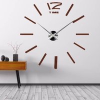 Große Moderne Wanduhr Holzhammer, 3D Wanduhr, Dekoration, Spiegel Acryl Moderne Uhr Für Hausbesitzer, Wohnzimmer von SentopEU