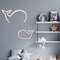 Wal Set Aus Holz, Meer Dekoration, Wand Holz Kunst, Kinder Dekor, Kinderzimmer, Dekor Haus, Kinderzimmer | Almajo von SentopEU