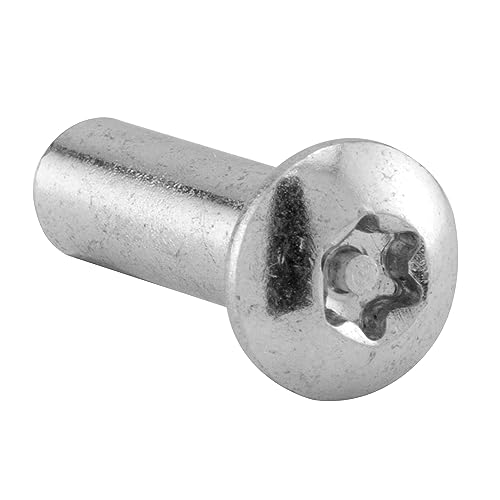 Prime-Line 645-0101T-27 Zylindermutter mit Stift, #10-24 x 1/2 Zoll, Chrom-Finish, 100 Stück von Sentry Supply