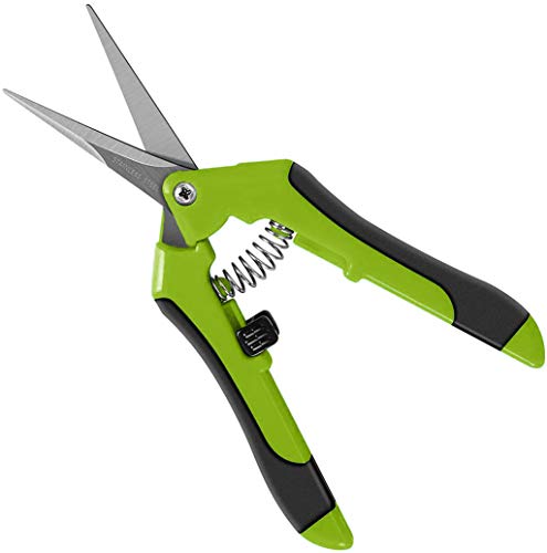 Professionelle Gartenschere, Trimmschere – gerade Spitze, Gartenschere, Gartenschere, gerade Edelstahl-Klingen mit gefederten Komfortgriffen von Senua