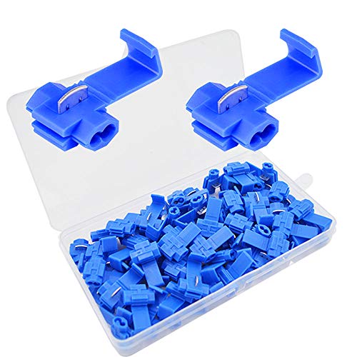 Senven 60 Stück Schnellverbinder, schottischer Verriegelungsdraht, Kabelverbinder, Schnellverbinder – 60 Stück, blau von Senven