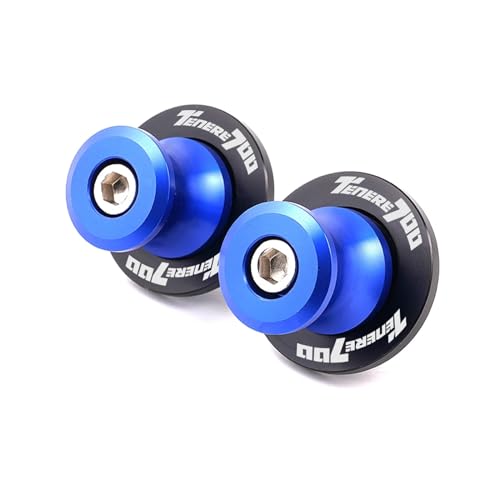for Tenere 700 Tenere700 T7 Rally World Raid 2022 2023 Motorrad Zubehör Ventil Kappe 6mm Schwingen Spulen Stand Schraube (Color : 6mm Screws-Blue) von SenyEr