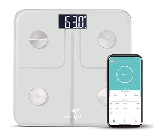 SENYA Smart Body SYWB-S008W Personenwaage, Weiß von Senya