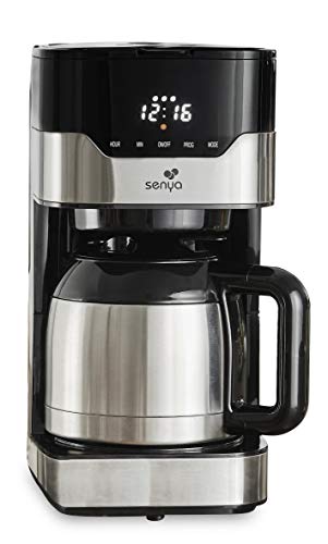 Senya SYBF-CM009 Smart coffee Kaffeemaschine, 800, Stainless Steel, 1.2 liters, edelstahl von Senya