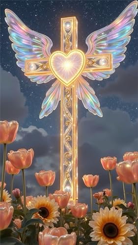 Senyanr 100x210cm Diamond Painting Erwachsene Flügel Blume,DIY Square Vollbohrer diamond painting groß Mosaik Diamant Kunst Stickerei Kreuzstich Bilder,Geschenk Wanddekoration von Senyanr