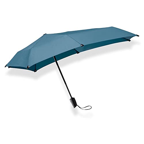 Senz ° Mini-Regenschirm, automatisch, winddicht, 90,9 x 90,9 cm, Frühlingsblau von Senz