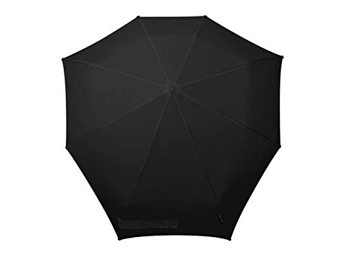 Senz° Regenschirme Manuell Nie Aus Der Mode Faltbare Schirme - Pures Schwarz von Senz