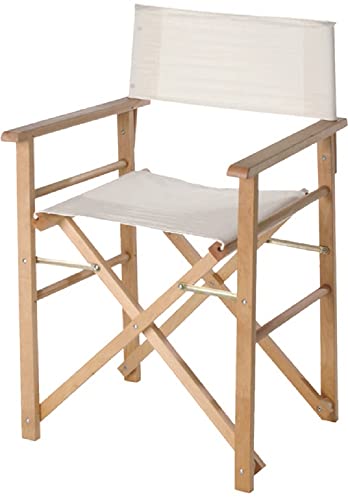 Senza marca generico Regisseur Stühle aus Holz, Ecru, 9693522 von Senza marca generico