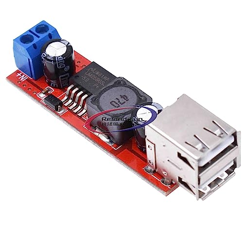 DC 6V-40V To 5V 3A Double USB Charge DC-DC Converter Module von Senzooe