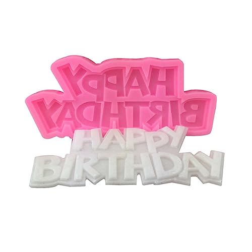 DIY Happy Birthday English Alphabet Cloud Silicone Mold Cake Decoration (15-1051) von Senzooe