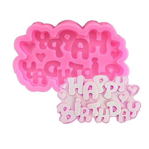 DIY Happy Birthday English Alphabet Cloud Silicone Mold Cake Decoration (15-607) von Senzooe