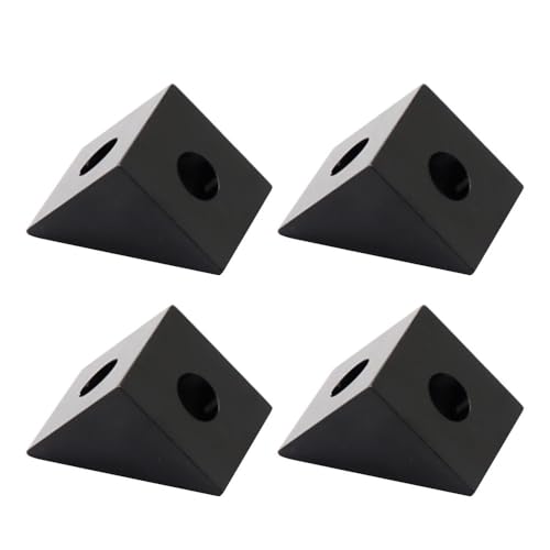 10/20 Stück schwarzer Winkel-Eckverbinder, 90-Grad-Winkelhalterung, passend for 20-Profil-Extrusion, Prusa i3 MK3 3D-Drucker-Teile(10pcs) von Seoncoeng