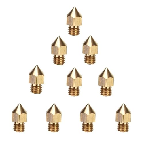 Ender-5 MK8 Düsen 5 Stück 0,3 0,4 0,5 0,6 0,8 1,0 1,2 mm M6 Extruder for Ender-3 V2 CR-10 CR-10S S4 S5 3D-Drucker-Hotend-Teile(0.3mm) von Seoncoeng