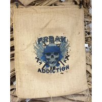 Kaffeesack Jutesack Deko Sack Deco Mit Ausgewählten Motiv Freak Addiction Jute Wanddeko Wandbild Polsterbezug Kaffeesack Jutesack Deko Sack Deco Mit Ausgewählten Motiv Freak Addiction Jute Wanddeko Wandbild Polsterbezug von Sepego