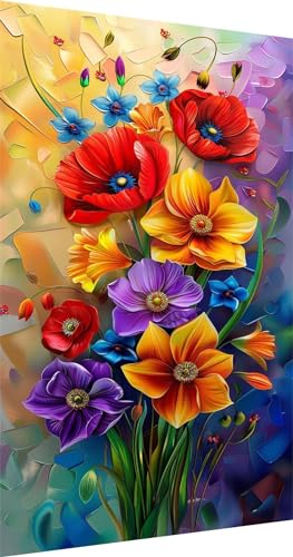 Diamond Painting Farbe, Diamond Painting Erwachsene, 5D Diamond Painting Set, Blume Diamant Painting Bilder, Malerei Malen Nach Zahlen Full Drill Diamant kunst,Wohnzimmer Wand Décor 20x40cm SP-199 Diamond Painting Farbe, Diamond Painting Erwachsene, 5D Diamond Painting Set, Blume Diamant Painting Bilder, Malerei Malen Nach Zahlen Full Drill Diamant kunst,Wohnzimmer Wand Décor 20x40cm SP-199 von Sepeoha