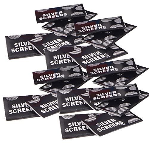 Silver Screens Pfeifensiebe 20mm Durchmesser aus Edelstahl 2cm Stahlsiebe Einlegesiebe für Pfeife in 5er Packs (100) von Sepilo