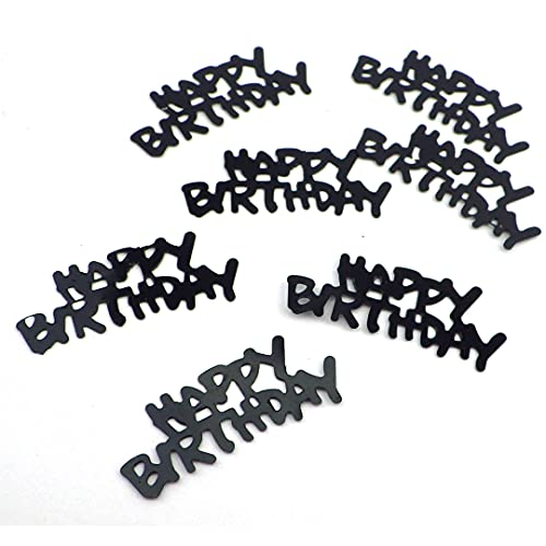 Sepkina Happy Birthday schwarz Konfetti (Happy-Birthday-Black, 200) von Sepkina