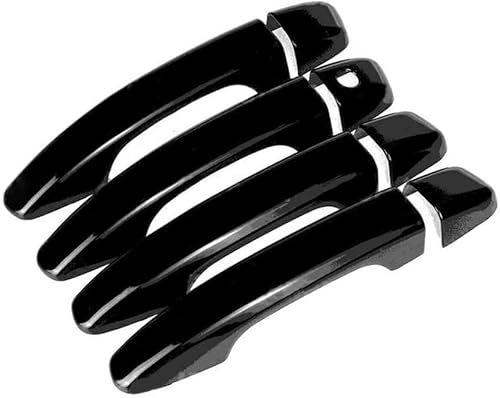 Auto-Außentürgriff Auto Links Außentür Griff 8Pcs für accord 2018-2021 Glänzend Schwarz Seite von Seplxoi