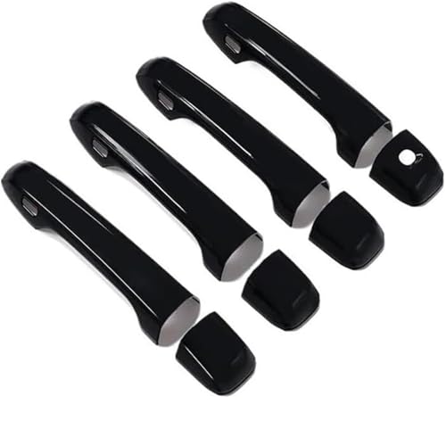 Seplxoi Auto-Außentürgriff Auto Links Außentür Griff Außentür Griff Abdeckung LX570 Upgrade Dekorative Modifikation(Schwarz) von Seplxoi