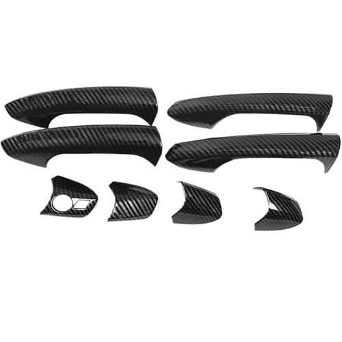 Seplxoi Auto-Außentürgriff Auto Links Außentür Griff GLA Klasse W176 C117 für coupe W117 X156 2013-2019(Carbon Fiber Full) von Seplxoi