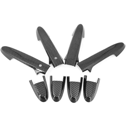 Seplxoi Auto-Außentürgriff Auto Links Außentür Griff für jazz 2014-2020 Carbon Faser für chrom Seite Abdeckung(Carbon 2 Buttons) von Seplxoi