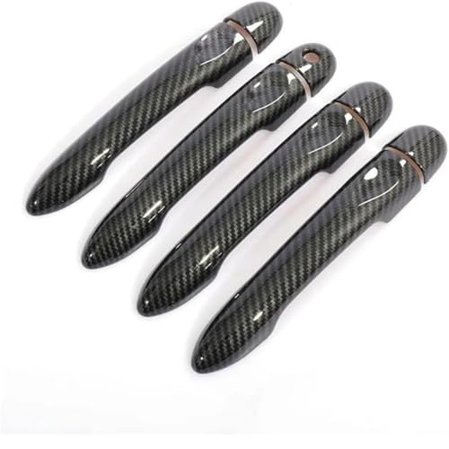 Seplxoi Auto-Außentürgriff Auto links außen tür griff Tür Griff Abdeckung für megane 3 MK3 III 2008-2016 Außen Trim Fangen(1 key no button) von Seplxoi